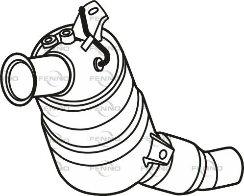 Fenno P8890DPF - Filtre à particules / à suie, échappement droxauto.com