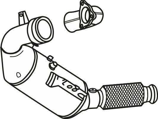 Fenno P8844DPF - Filtre à particules / à suie, échappement droxauto.com