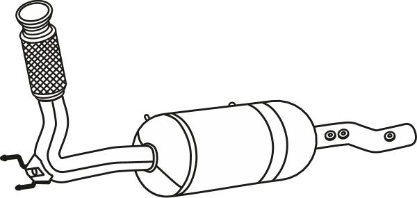 Fenno P8880DPF - Filtre à particules / à suie, échappement droxauto.com