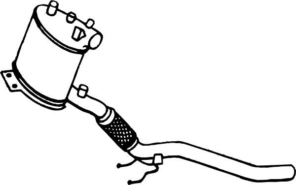 Fenno P8875DPF - Filtre à particules / à suie, échappement droxauto.com