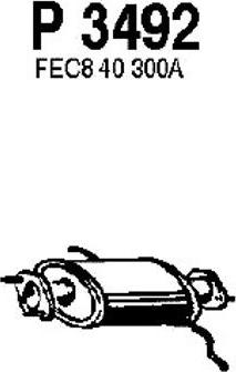 Fenno P3492 - Silencieux avant droxauto.com