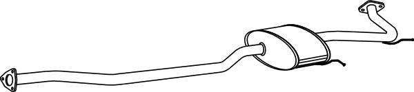 Fenno P2823 - Silencieux central droxauto.com