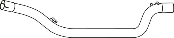 Fenno P23018 - Tuyau d'échappement droxauto.com