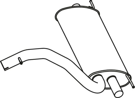 Fenno P76026 - Silencieux arrière droxauto.com