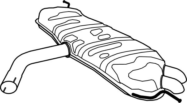 Fenno P7578 - Silencieux arrière droxauto.com