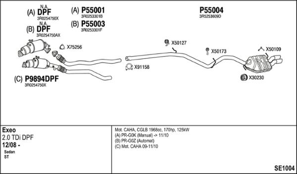 Fenno SE1004 - Échappement droxauto.com