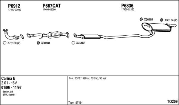 Fenno TO209 - Échappement droxauto.com