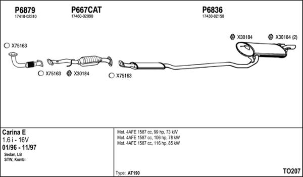 Fenno TO207 - Échappement droxauto.com