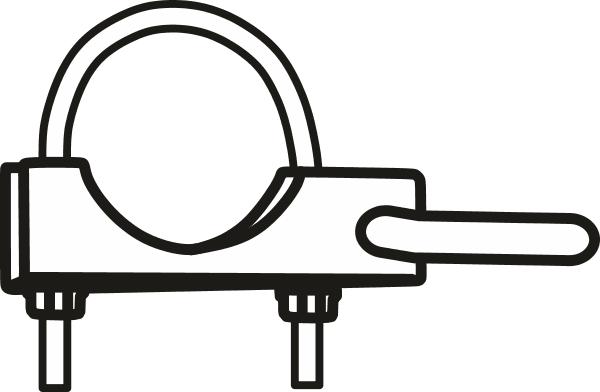 Fenno X11008 - Support, silencieux droxauto.com