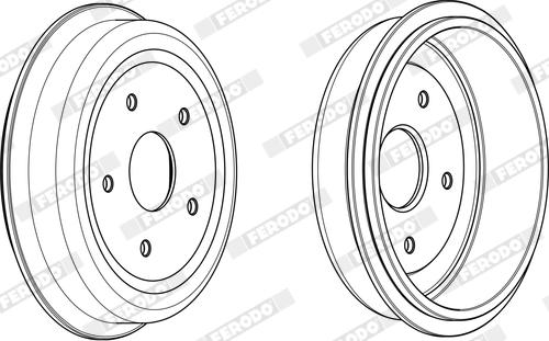 Ferodo FDR329735 - Tambour de frein droxauto.com