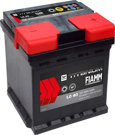 Fiamm L0 40 - Batterie de démarrage droxauto.com