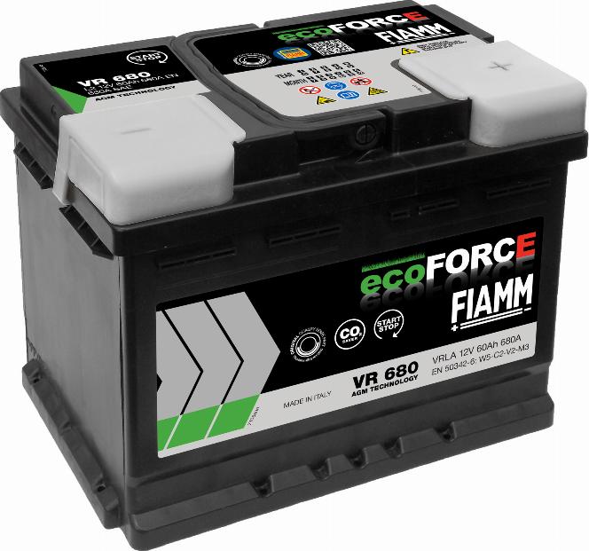 Fiamm VR680 - Batterie de démarrage droxauto.com