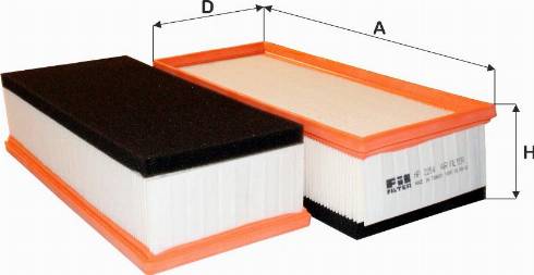 FIL Filter HP 2254 - Filtre à air droxauto.com