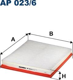 Filtron AP023/6 - Filtre à air droxauto.com