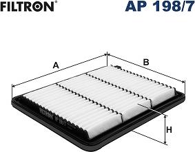 Filtron AP 198/7 - Filtre à air droxauto.com
