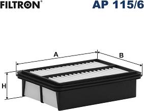 Filtron AP 115/6 - Filtre à air droxauto.com