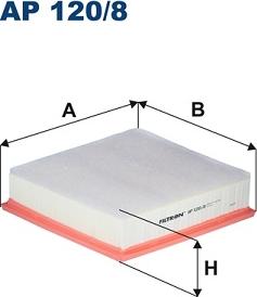 Filtron AP 120/8 - Filtre à air droxauto.com