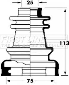 First Line FCB6030 - Joint-soufflet, arbre de commande droxauto.com