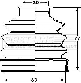 First Line FCB6195 - Joint-soufflet, arbre de commande droxauto.com