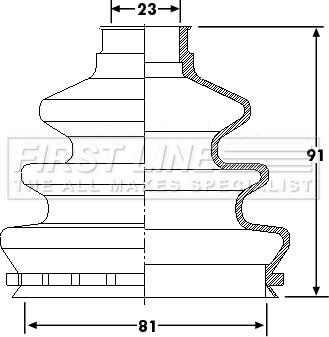 First Line FCB6200 - Joint-soufflet, arbre de commande droxauto.com