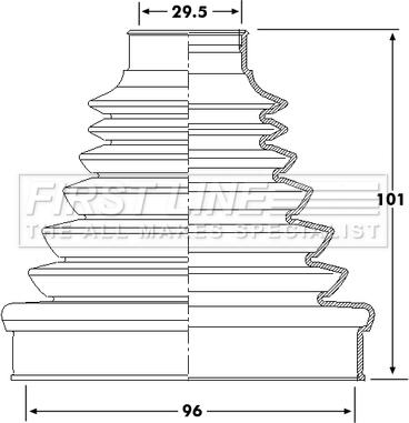First Line FCB6220 - Joint-soufflet, arbre de commande droxauto.com