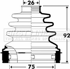 First Line FCB2906 - Joint-soufflet, arbre de commande droxauto.com