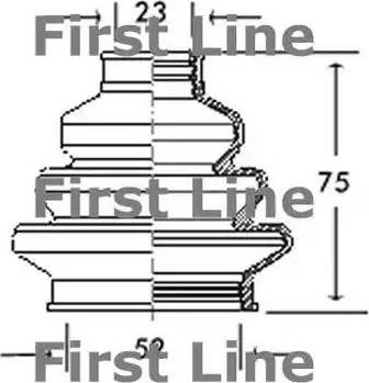 First Line FCB2002 - Joint-soufflet, arbre de commande droxauto.com