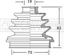 First Line FCB2260 - Joint-soufflet, arbre de commande droxauto.com