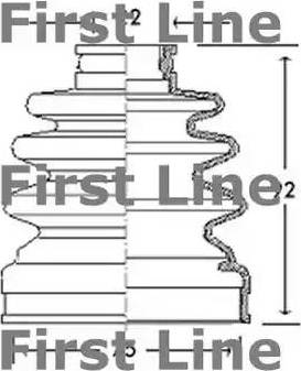 First Line FCB2745 - Joint-soufflet, arbre de commande droxauto.com