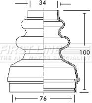 First Line FCB2736 - Joint-soufflet, arbre de commande droxauto.com