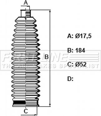 First Line FSG3448 - Jeu de joints-soufflets, direction droxauto.com
