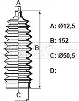 First Line FSG3443 - Jeu de joints-soufflets, direction droxauto.com