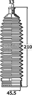 First Line FSG3457 - Jeu de joints-soufflets, direction droxauto.com