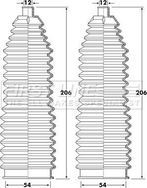 First Line FSG3404 - Jeu de joints-soufflets, direction droxauto.com