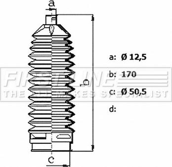 First Line FSG3482 - Jeu de joints-soufflets, direction droxauto.com