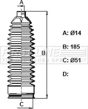 First Line FSG3435 - Jeu de joints-soufflets, direction droxauto.com