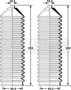 First Line FSG3429 - Jeu de joints-soufflets, direction droxauto.com