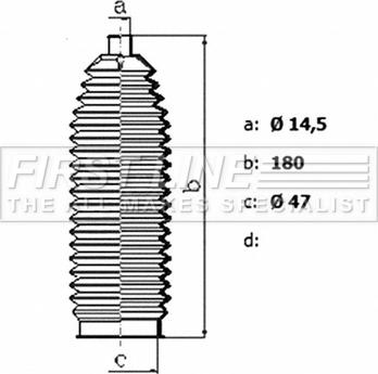 First Line FSG3477 - Jeu de joints-soufflets, direction droxauto.com