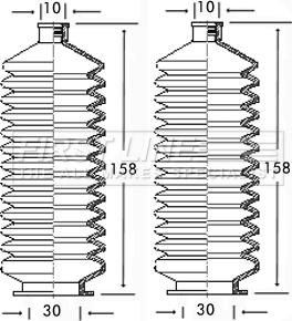 First Line FSG3057 - Jeu de joints-soufflets, direction droxauto.com