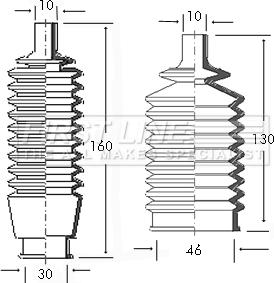 First Line FSG3036 - Jeu de joints-soufflets, direction droxauto.com