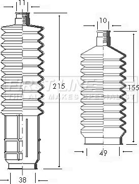 First Line FSG3032 - Jeu de joints-soufflets, direction droxauto.com