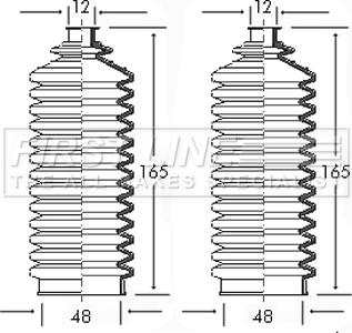 First Line FSG3020 - Jeu de joints-soufflets, direction droxauto.com