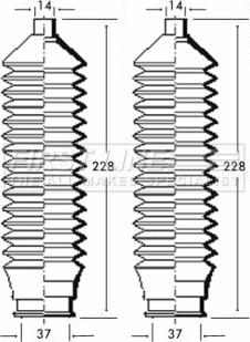 First Line FSG3196 - Jeu de joints-soufflets, direction droxauto.com