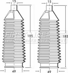First Line FSG3145 - Jeu de joints-soufflets, direction droxauto.com