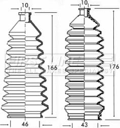 First Line FSG3141 - Jeu de joints-soufflets, direction droxauto.com