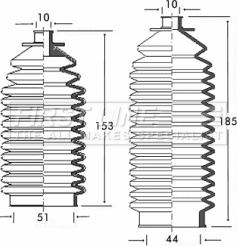 First Line FSG3150 - Jeu de joints-soufflets, direction droxauto.com