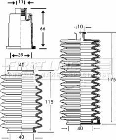First Line FSG3165 - Jeu de joints-soufflets, direction droxauto.com