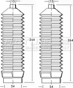 First Line FSG3178 - Jeu de joints-soufflets, direction droxauto.com