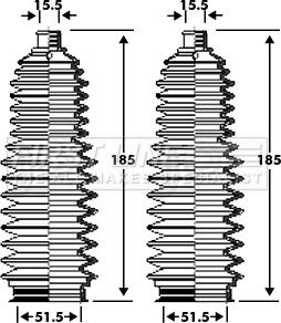First Line FSG3354 - Jeu de joints-soufflets, direction droxauto.com