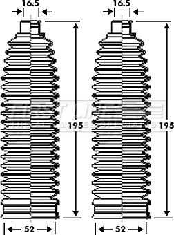 First Line FSG3300 - Jeu de joints-soufflets, direction droxauto.com
